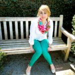 Simple Sunday:  Fresh Green (Denim) and Lilly Blooms