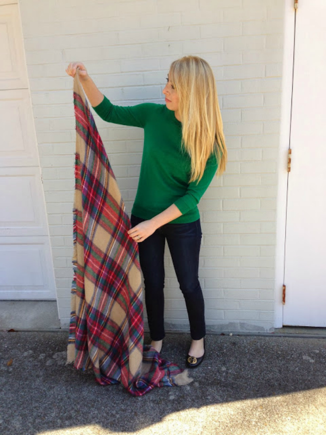 three ways to tie blanket scarf