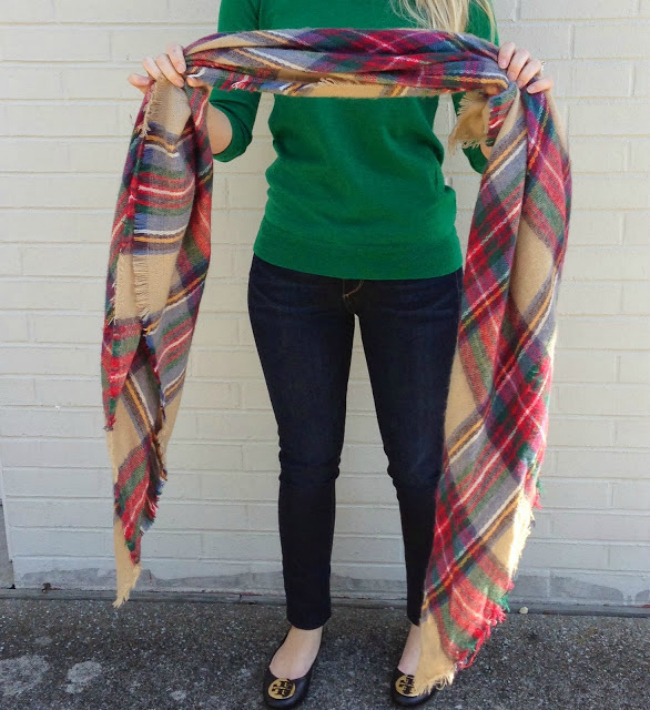 three ways to tie blanket scarf