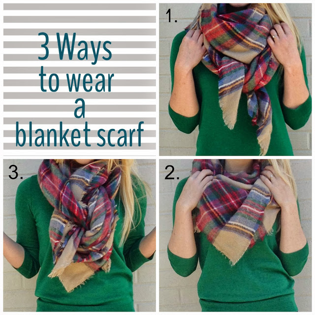 three ways blanket scarf