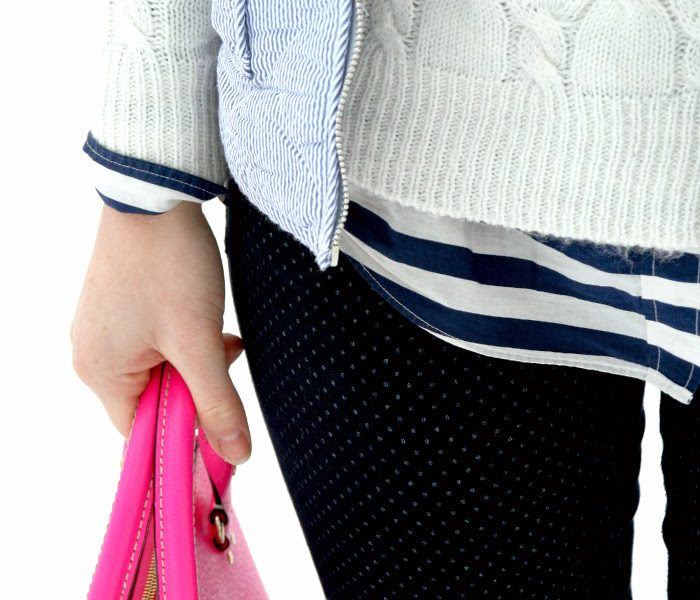 striped shirt seersucker vest