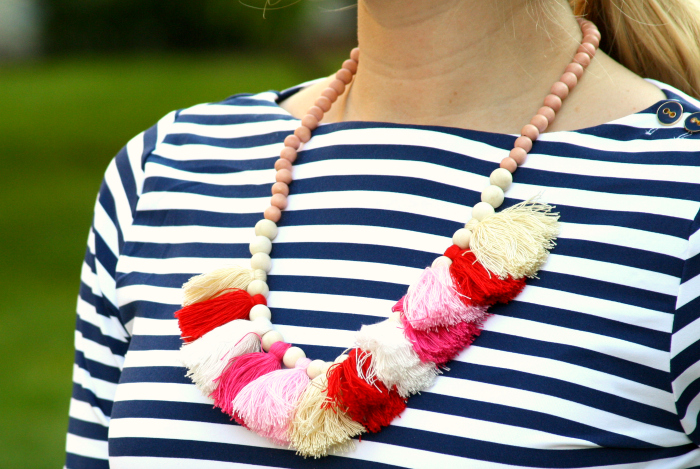 summer stripes tassels