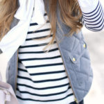 Grey Vest, Striped Sweater & the Perfect Winter Booties