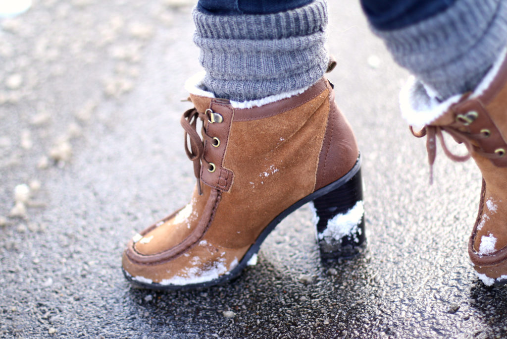 winter snow ankle booties