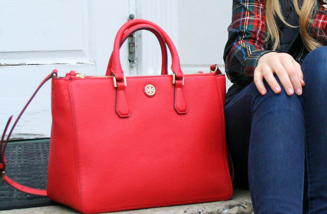 red tory burch robinson kir royale holiday