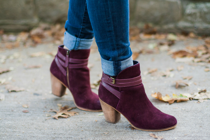 burgundy ankle booties nordstrom anniversary sale nsale past purchases