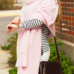 How to Wear a Pink Cashmere Wrap