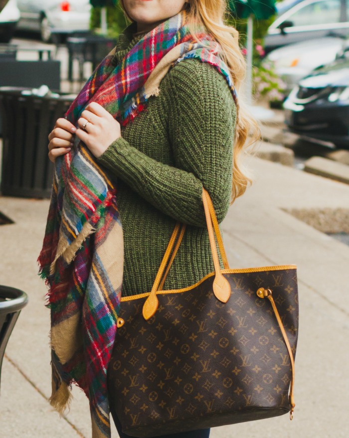 olive tunic blanket scarf maternity preppy fall target zara plaid