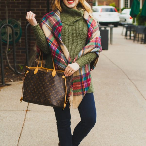 olive tunic blanket scarf maternity preppy fall target zara plaid