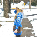 Snowflake Nordic Sweater Dress