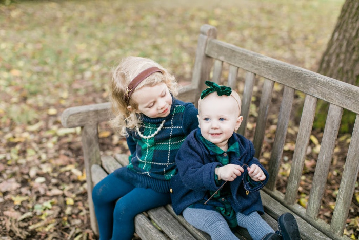 classic family holiday photos preppy